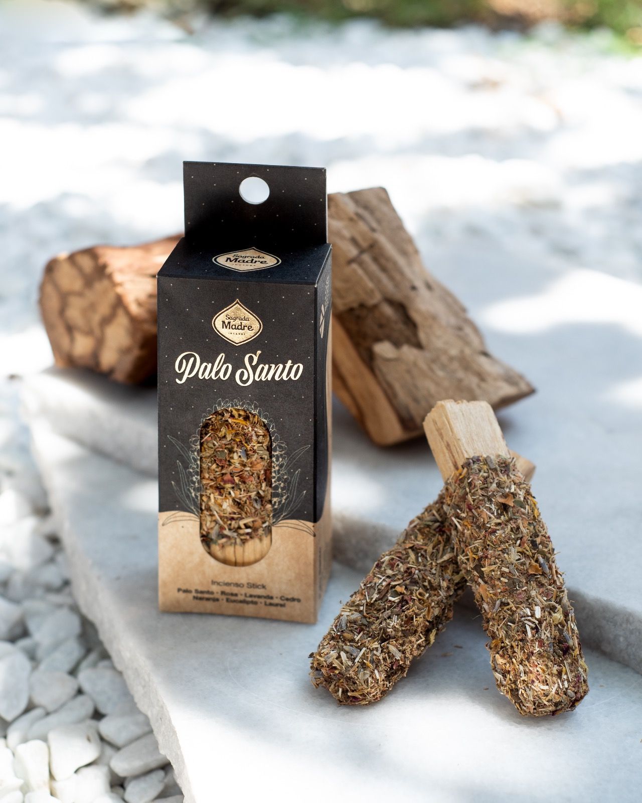 Stick de Palo Santo con Hierbas GRUPO UTOPIA Stick de Palo Santo con Hierbas GRUPO UTOPIA